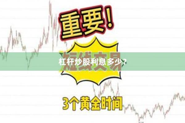 杠杆炒股利息多少？
